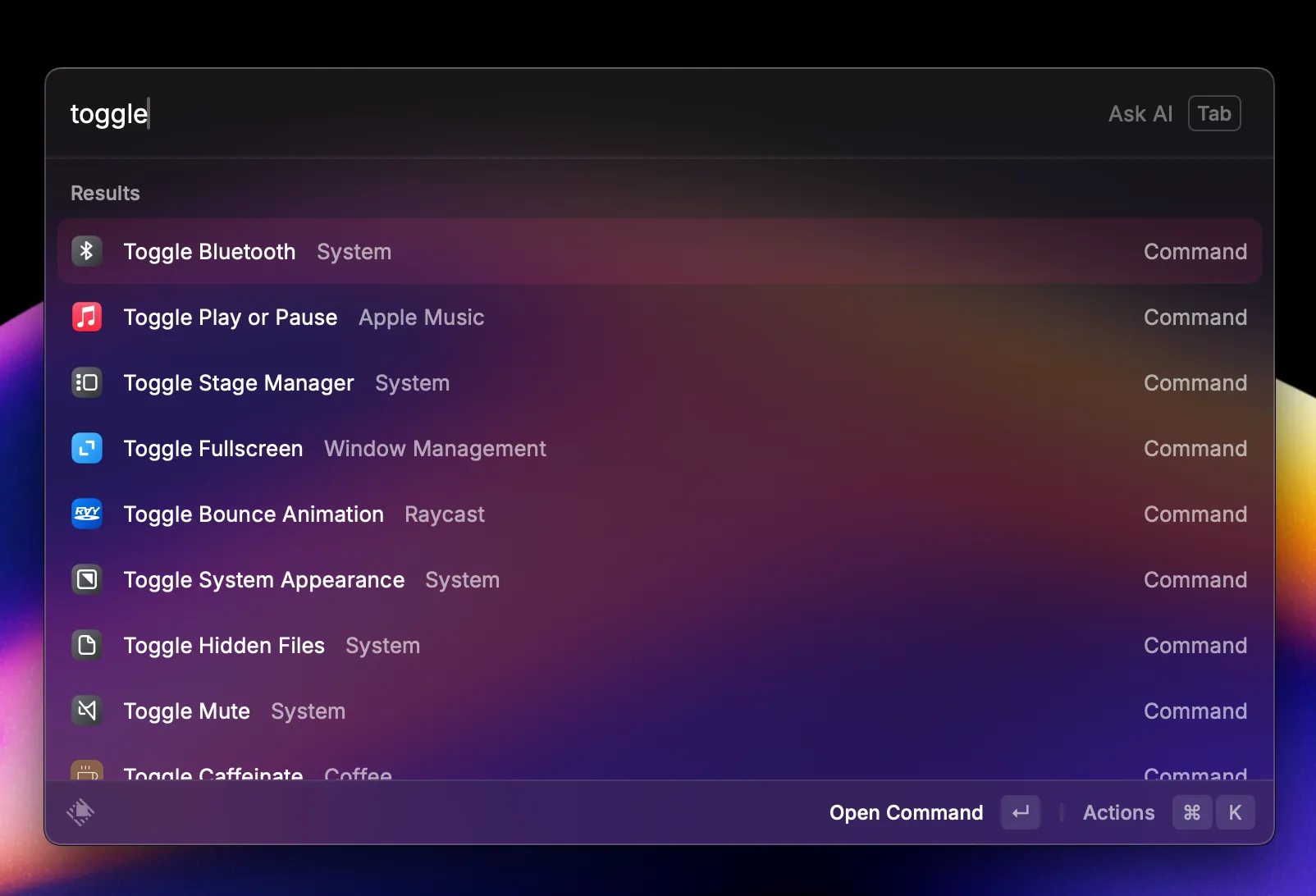 raycast-toggle-bluetooth